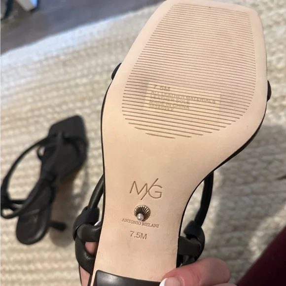 ANTONIO MELANI Brown Strappy Heels - Picture 6 of 6